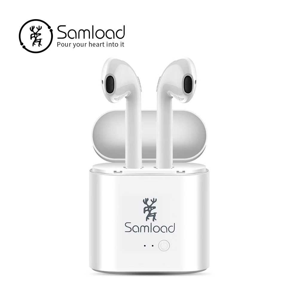Samload Wireless Headphone Bluetooth Earphone I7s TWS Charging Box