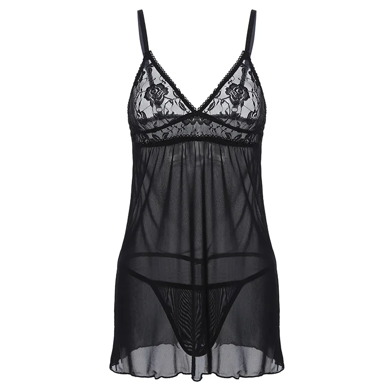 Aliexpress : Buy Transparent Baby Doll Sexy Lingeries Dress Hot Erotic Floral Lace Women