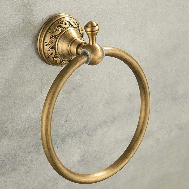 Полотенце, кольцо старинная бронза, классические аксессуары для ванной комнаты, держатель для полотенец