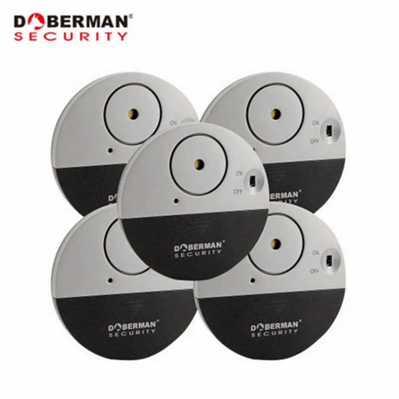 

Doberman security Window vibration sensor alarm system security alarm for house 100dB sound alarm Portable alarm