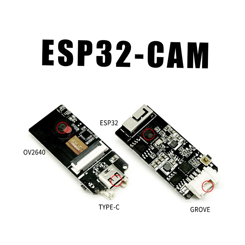 

3pcs/lot OV2640 Sensor Camera Module Type-C USB Development Board ESP32 For Arduino WiFi Transceiver Bluetooth CP2104 USB TTL