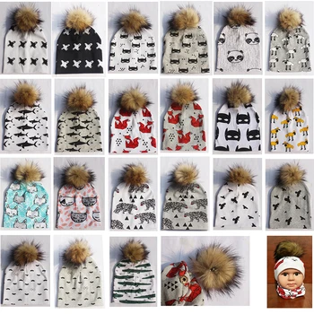 

Fashion Newborn Baby Children Hat Cap Scarf for Girls Pompom Baby Born Care Infant Toddler Hats Bonnet Beanies for Kids Boys