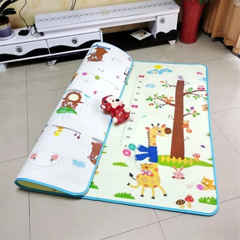 

Double-sided XPE Green Materials Play Map 1.8 * 2.5M Baby Crawling Mat Toy Mat Climbing Mat Aluminum Film Brand Toy Crawling Mat