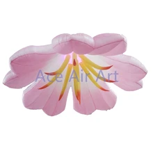 Oxford хороший надувной подвесной светильник с большим цветком диаметром 1,5 м, светодиодный надувной цветок для свадебного украшения