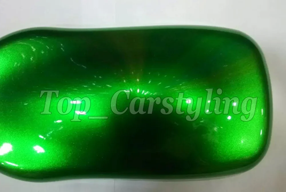 Candy Gloss Green Metallic shiny Vinyl Car wrap film sticker foil (7)