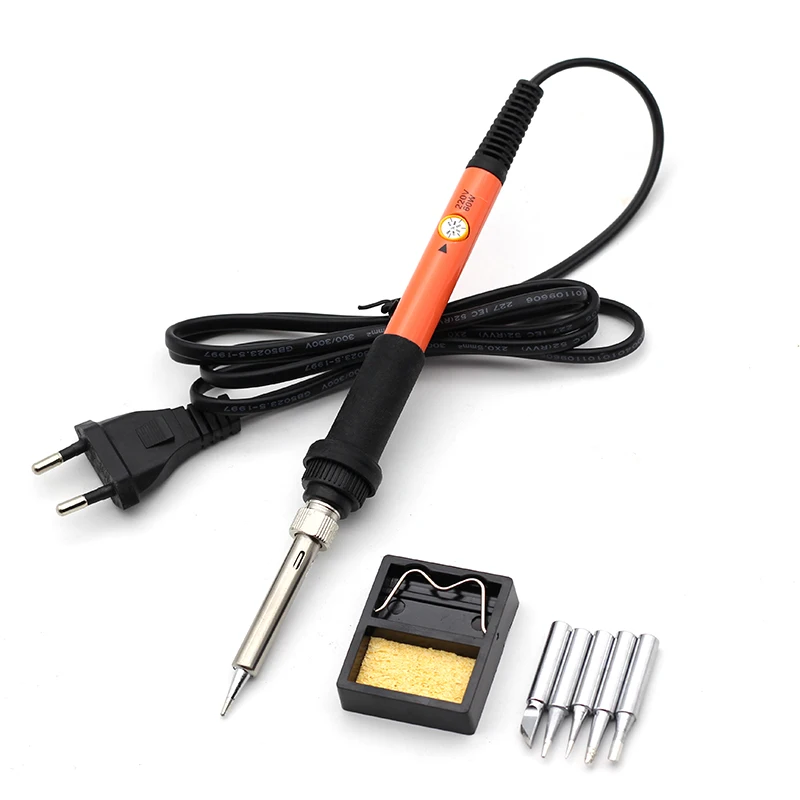 220V 60W Electrical Soldering Iron Rework Welding Gun Tool Adjustable