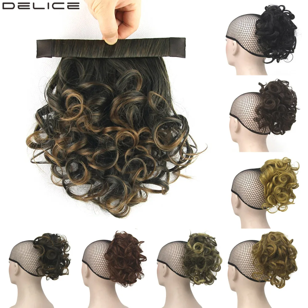 

Delice Clip In Afro Curly Ponytail Synthetic Hair Heat Resistance Fiber Drawstring Rope Horse Tail Hairpieces