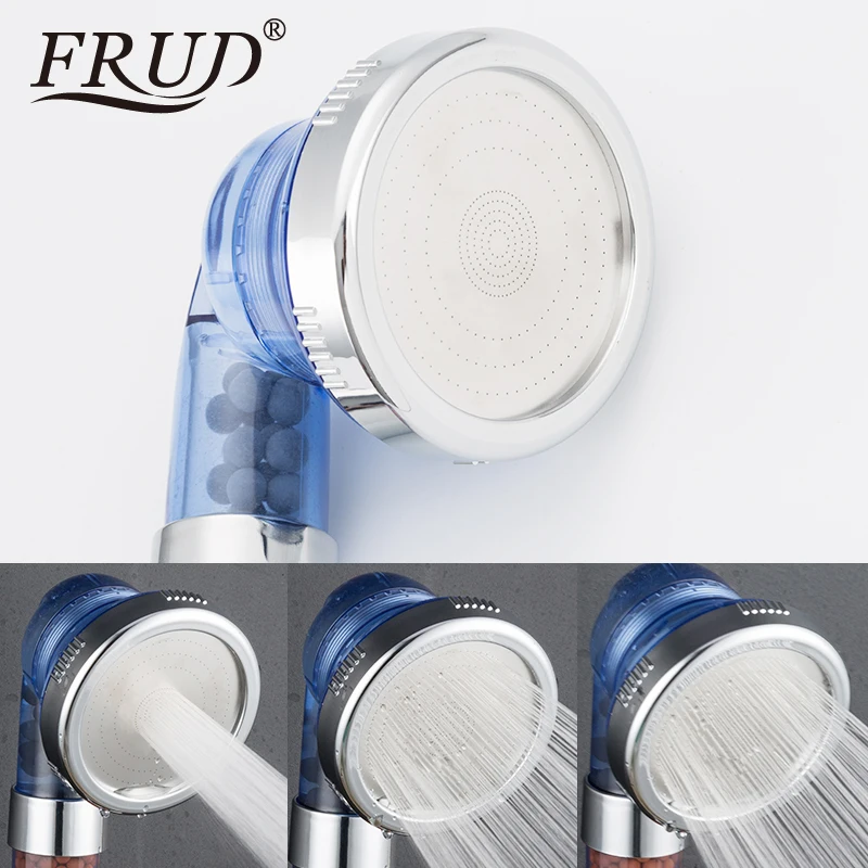 FRUD 2019 отрицательная Ионная спа Фильтруемая Регулируемая душевая головка с