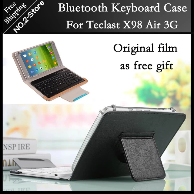 Cheap For Teclast X98 Air 3g /X98 air 3G dual boot Tablet PC Bluetooth Keyboard Case +screen protector as gift