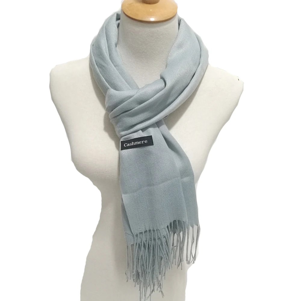 Весенний роскошный брендовый мужской кашемировый шарф Одноцветный пашмины шали шарфы мужские размера плюс 200 см