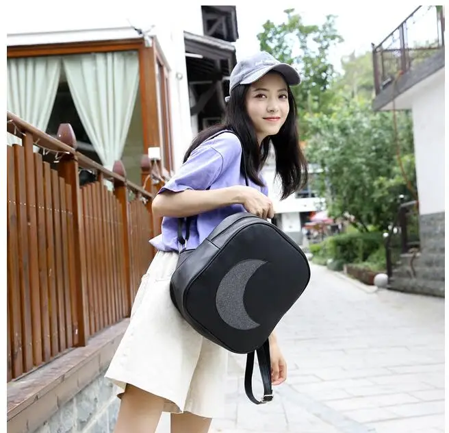 النساء على ظهره شفافة القمر نمط لوليتا طالب حقيبة مدرسية على ظهره الحلوى اللون جميل Ita حقيبة الحلو لطيف الفتيات هدية