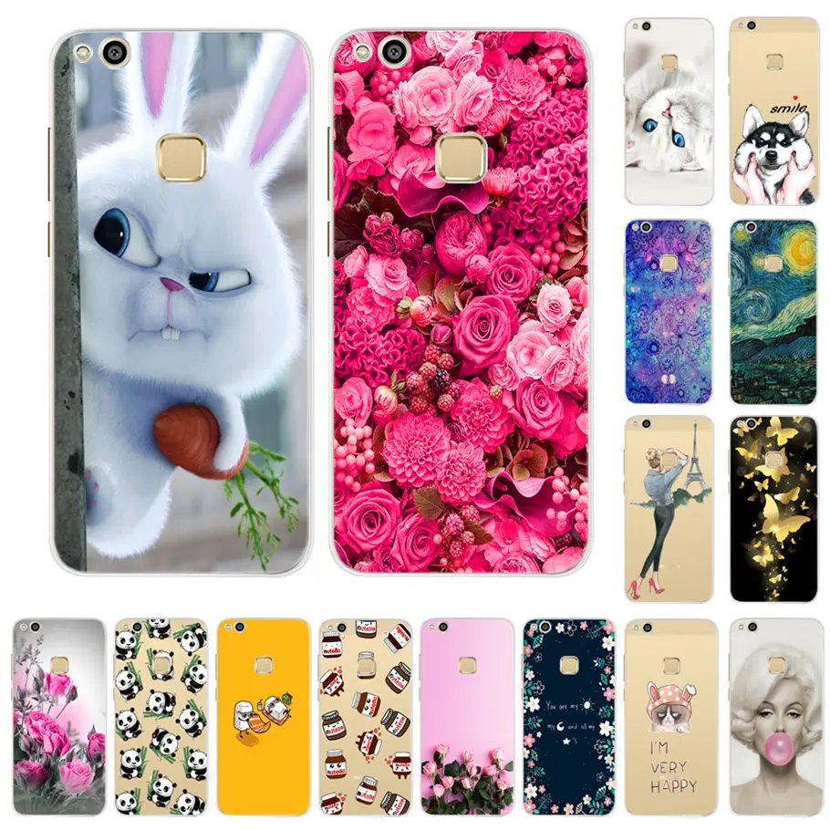 Phone Case For Huawei P10 lite P10lite Silicone Soft TPU Cover Protector Cases Bumper Cartoon Anime |