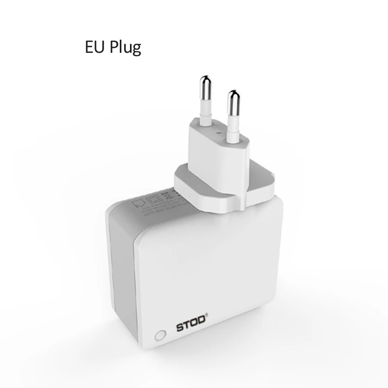 STOD многопортовое зарядное устройство 4 USB 22 Вт 4.4A Быстрая зарядка для iPhone iPad Mini