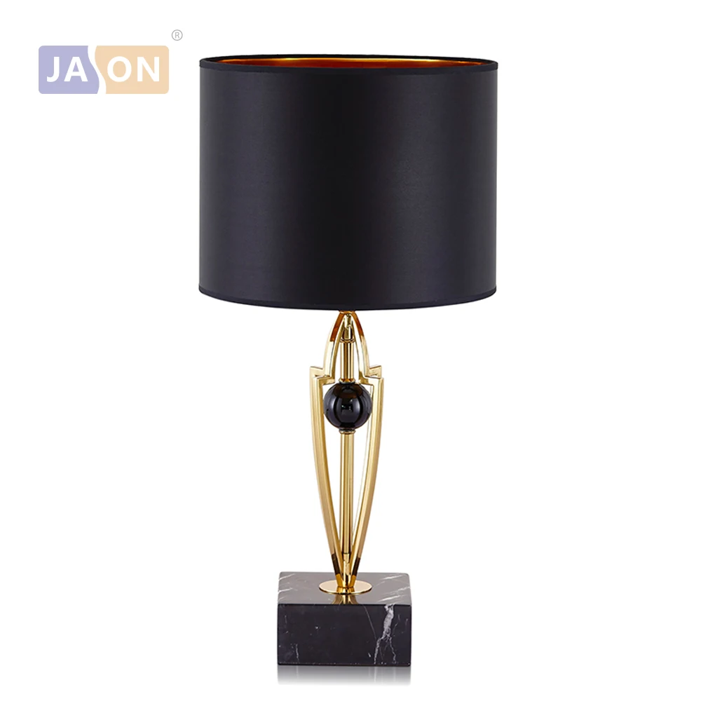 

led e27 Postmodern Iron Fabric Marble Gold Black LED Lamp. LED Light. Table Lamp. Desk Lamp.LED Desk Lamp For Bedroom Foyer
