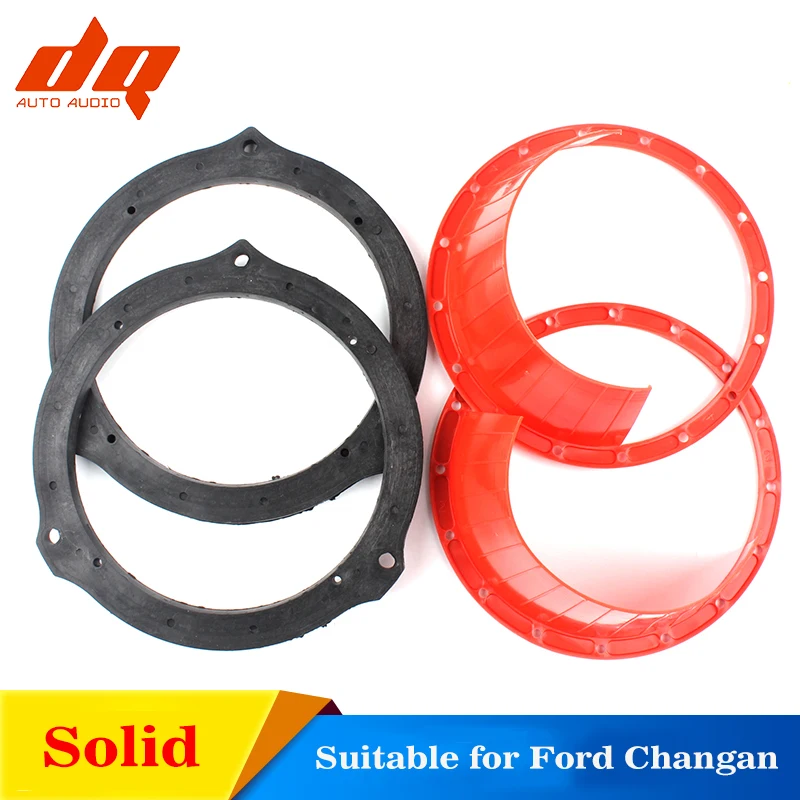 

6.5'' Car Audio Speakers Mat Mount Plates Bracket Adapter with Waterproof Cover for Ford Mondeo Focus Mk3 Fiesta Kuga Edge S-max