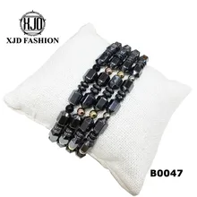 

Trendy Man Bracelet Hematite Stone Beads Stainless Steel Beads Unique Design And Customizable Wholesale