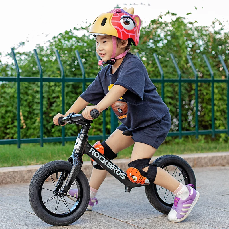 Sale ROCKBROS Cycling Bike Bicycle Carbon Fiber Slide Bike Child Balance Bike Light Corrosion Resistant Bike For 2-6 Years Old Child 5