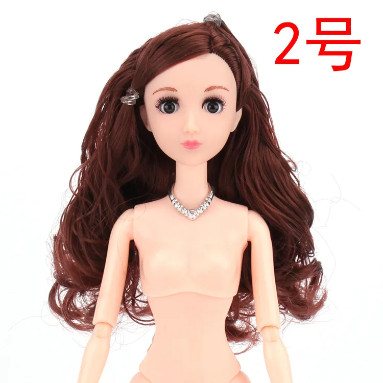 4D глаза голые девушки куклы игрушки светлые черные волосы Мода 30 см высокая принцесса куклы детские милые игрушки для детей