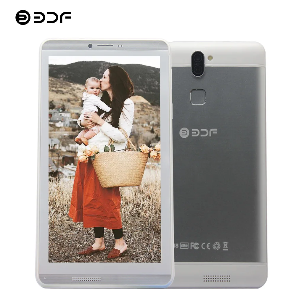 BDF Tablet 7 Inch Phone Call 3G Tablet Pc Dual Camera Quad Core Dual SIM Card 2G 3G Call Internet WiFi Pc Tablet 7 8 9 10 10.1