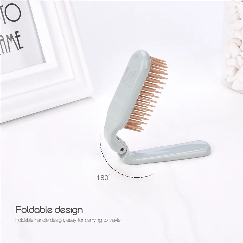 

Foldable Scalp Massage Brush Comb Anti-static ABS Head Massager Portable Travel Hair Comb Scalp Stimulation Head Relax Tool 0