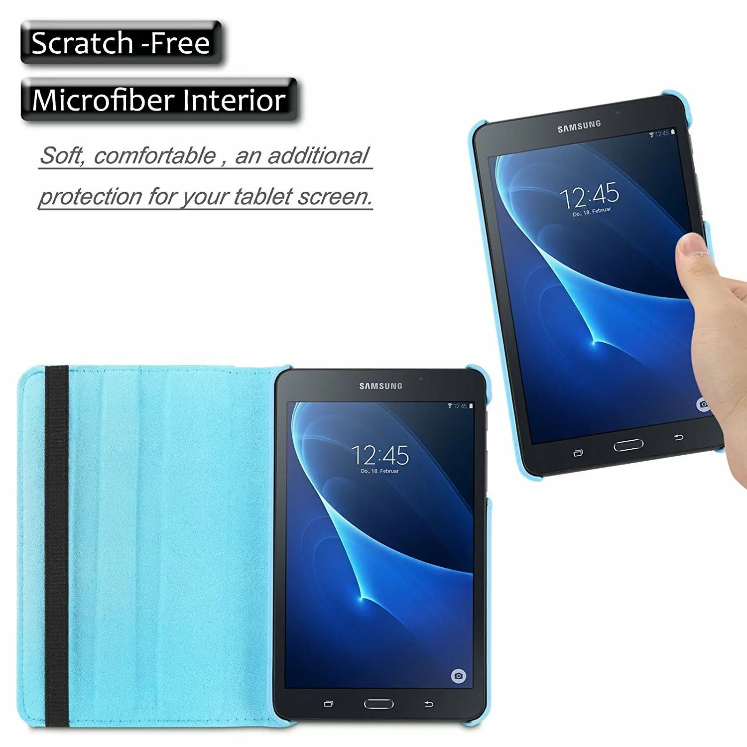 Funda Capa Tab A6 7,0 T285 чехол для samsung Galaxy Tab A 7,0 SM-T280 SM-T285 360 Вращающаяся подставка чехол для планшета