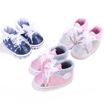 

Spring and autumn new 0-1 years old boys and girls baby Gaobang casual soft bottom baby shoes toddler shoes
