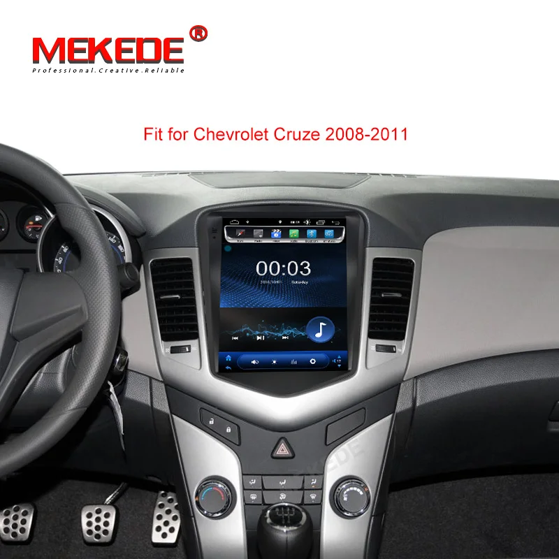 Perfect New arrival!Mekede Vertical screen quad core Android 8.1 Car GPS Navigation Radio for Chevrolet CRUZE 2008-2015 with IPS screen 1