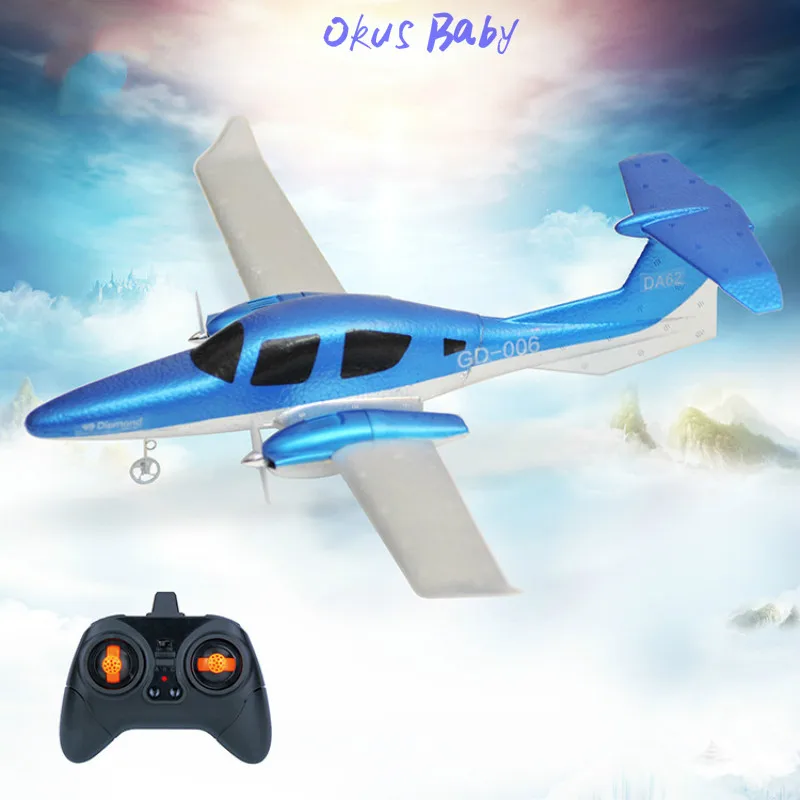 

2019 Brand New 2.4G 3-Axis Gyro 548mm Wingspan Remote Control DIY Glider Fixed Wing RC Airplane For Children Toy