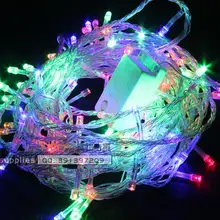 Рождественские огни 30 м Светодиодные Огни мигалка набор ламп украшение фонарь булавка со стразами свадебная лампа dangxiang маленький