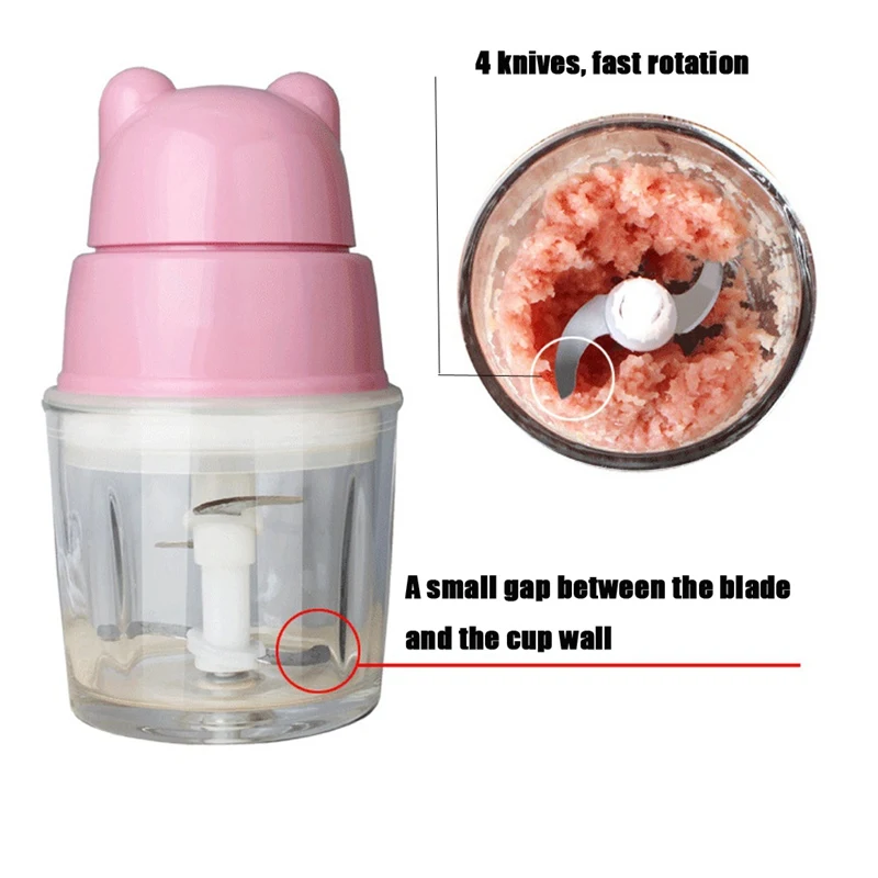 

Food Mixing Machine Mini Multifunctional Electric Meat Grinder Food Processor Baby Fruit Vegetable Milk Shake Household 200W