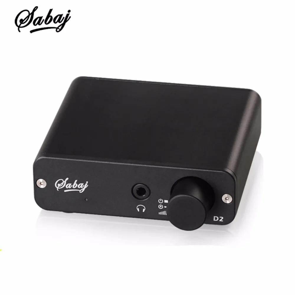 SABAJ D2 Portable Audio DAC with Headphone Amplifier with