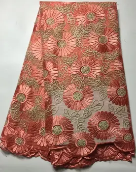 

Hot Selling African Lace With Bead Mesh 2016 New Arrival Royal Blue Color African Cord Lace /guipure Lace Fabrics High Quality J
