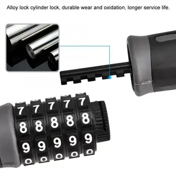 

Password Lock Reflect Light Five-digit Password Combination Anti-theft Chain Lock Steel Cable Security Lock