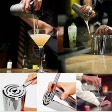 Горячие Профессиональные Коктейльные ситечки из нержавеющей стали для напитков со льдом фильтр для бара паба бытовые Коктейльные инструменты для шейкера DC28