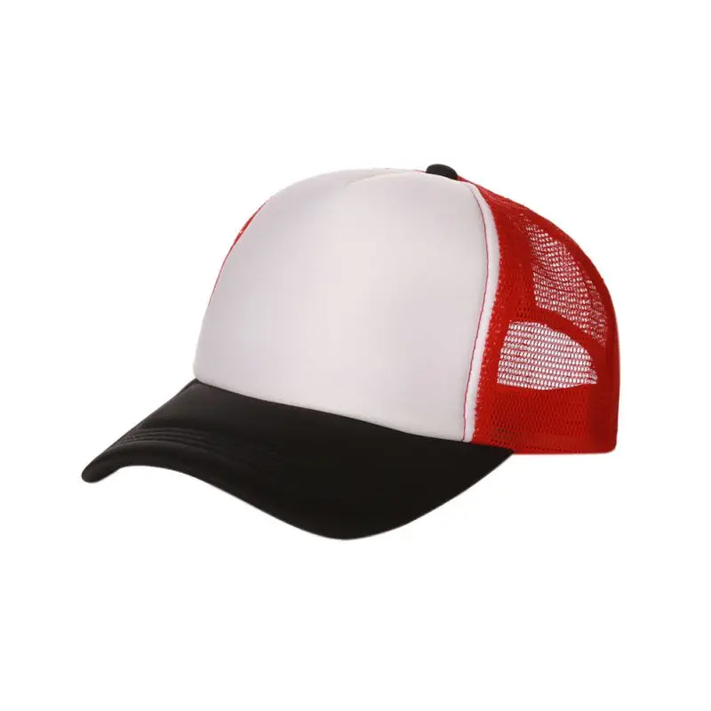 Спортивная Кепка для мужчин и женщин, летняя дышащая Солнцезащитная шляпа, Солнцезащитная бегущая Кепка s, круглая мягкая разноцветная шапочка - Цвет: QJ0884BR