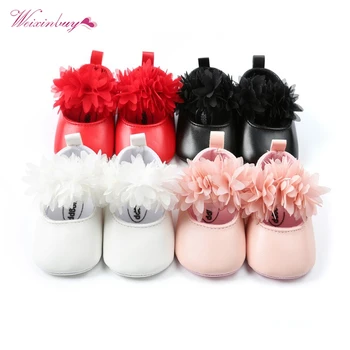 

12 Style Baby Shoes Floral style PU leather infant baby moccains soft sloe toddler girls shoes party shoes 0-18M first walkers