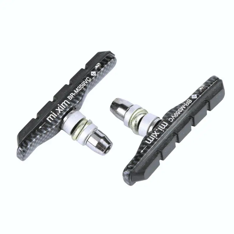 Durable bicycle mountain brake V brake pads with mud trough silent high