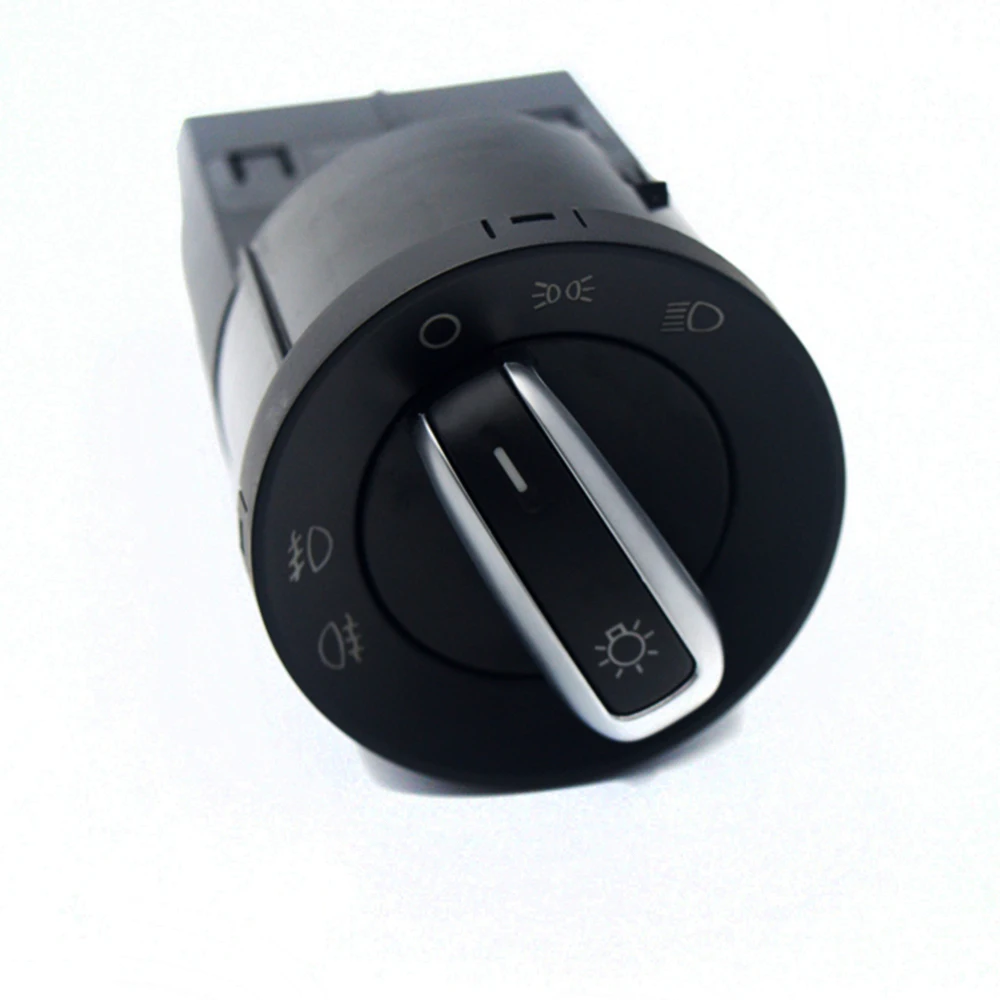 

Chrome #1U0/ 3B0 941 531C For Skoda Octavia Superb Octavia Combi Passat Passat Variant Superb Fabia Headlight Fog Light Switch