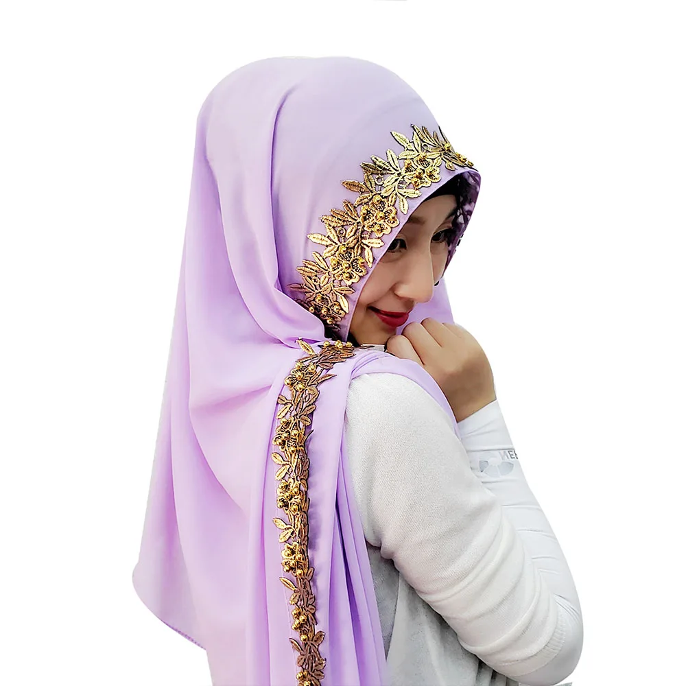 BOHOWAII для мусульманского праздника Рамадан Hijabs Модные женские тюрбанты длинный шифон Hoofddoek 19 цветной хиджаб шарф Foulard Femme Musulman