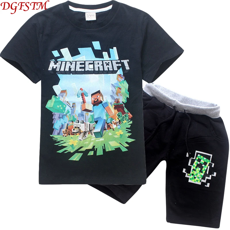 Minecraft الأطفال ملابس الصيف الطفل الكرتون الملابس الدعاوى أعلى + بانت 2 قطعة/المجموعة الاطفال عارضة الفتيان الملابس بدلات رياضية Minecraft الأطفال ملابس الصيف الطفل الكرتون الملابس الدعاوى أعلى + بانت 2 قطعة/المجموعة الاطفال عارضة الفتيان الملابس بدلات رياضية