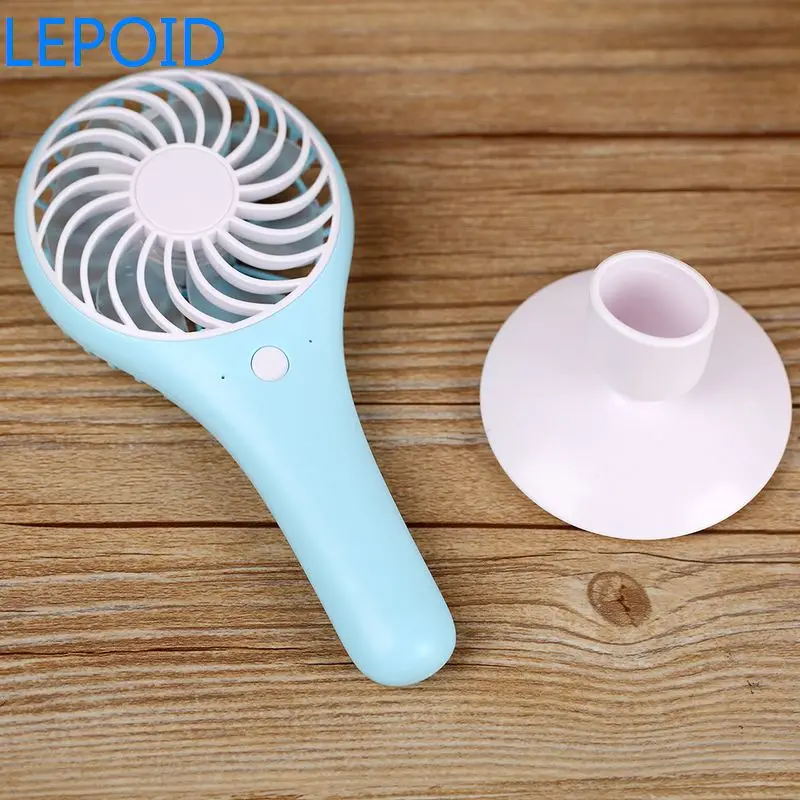 

Lepoid Mini Handheld Fan Cooler Handheld USB Charging Mini Desk Fan Rechargeable Portable Cooling Tool For Office Outdoor Home