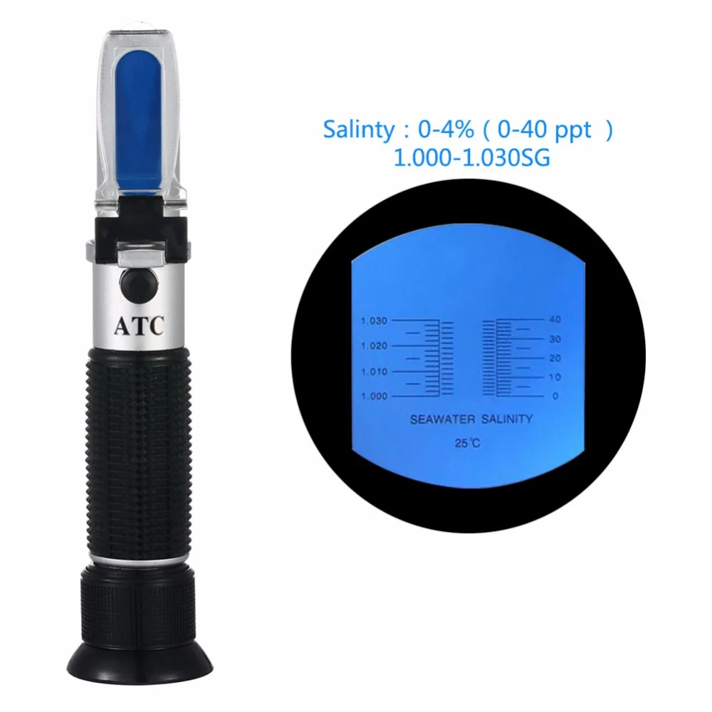Buy 0 4 Salt Refractometer hand held 20 40ppt(1.000 1