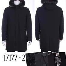 TACE& SHARK Billionaire/мужской пуховик, Осенний модный теплый пуховик с воротником из лисьего меха, высокое качество, джентльмен