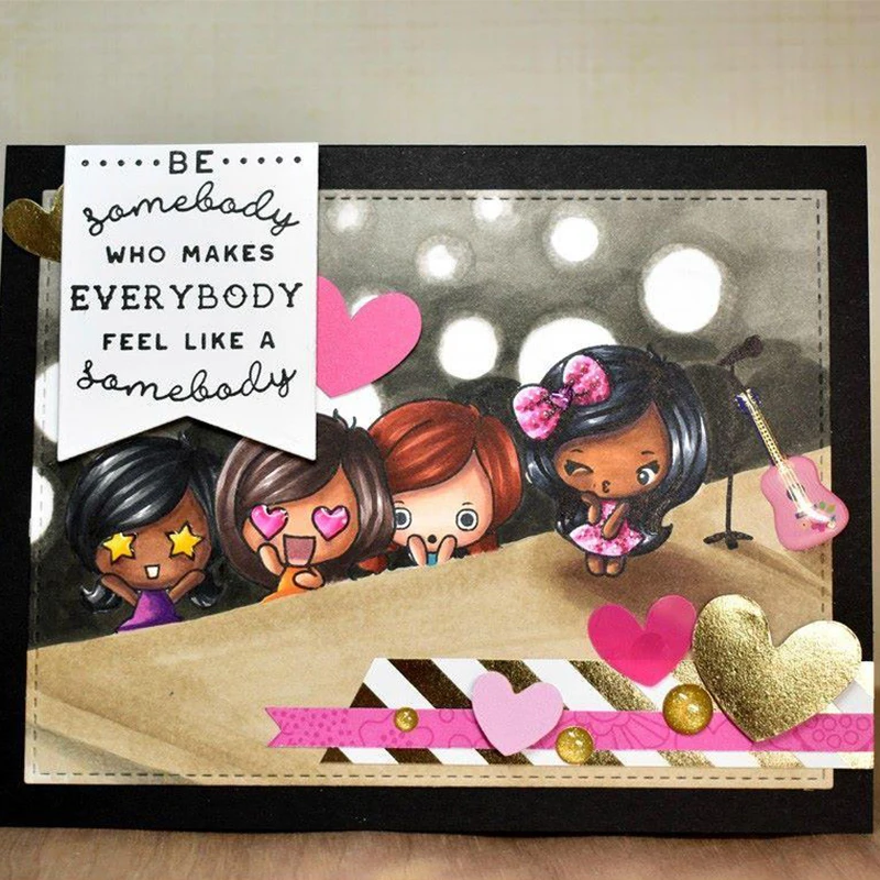 2019 Valentine Love YA! Холодный прозрачный силиконовый штамп/печать для