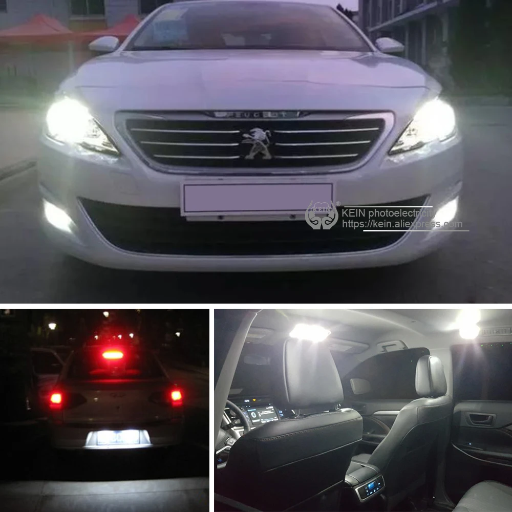 KEIN 10 шт. t10 w5w led COB керамическая лампа для автоматического чтения 168 194 световых