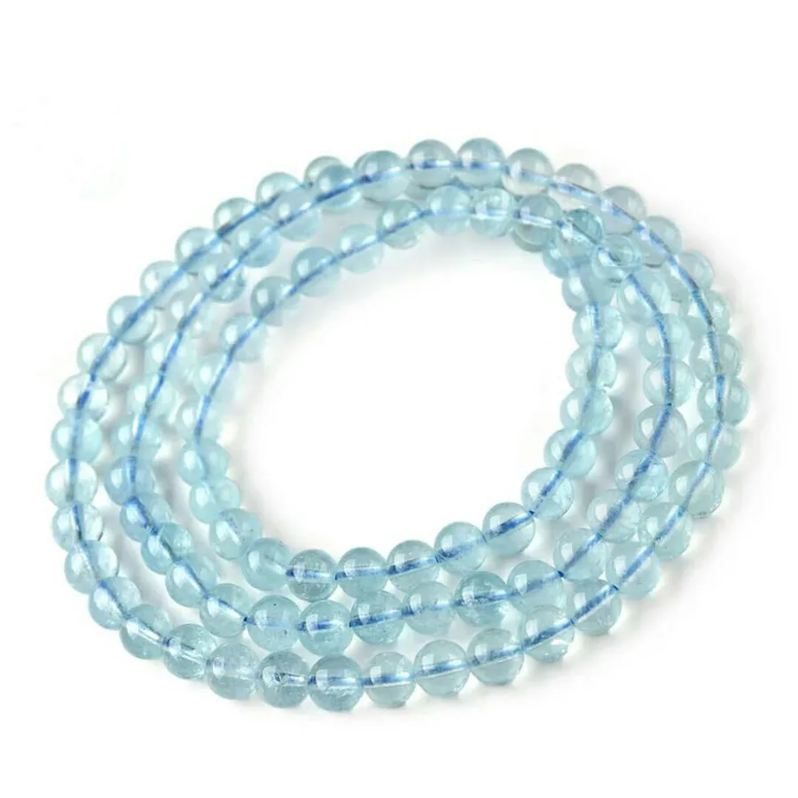 2018 Natural Blue Ocean Aquamarin e Gem Crystal Round Beads Circles Bracelet Unique Fashion Women Crystal Stone Bracelet 5mm цена 2018 Natural Blue Ocean Aquamarin e Gem Crystal Round Beads Circles Bracelet Unique Fashion Women Crystal Stone Bracelet 5mm цены онлайн