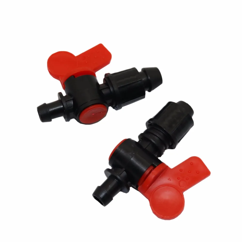

6pcs Garden Hose Irrigation System Shutoff Switch 16mm 10.5mm Transfer Interfaces And Flow Diversion Control Valve Connector