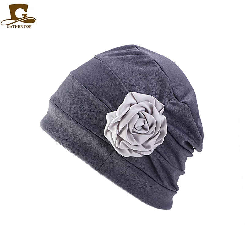 Новые модные цветочные формы тюрбан бини Женская кепка chemo шапка для сна