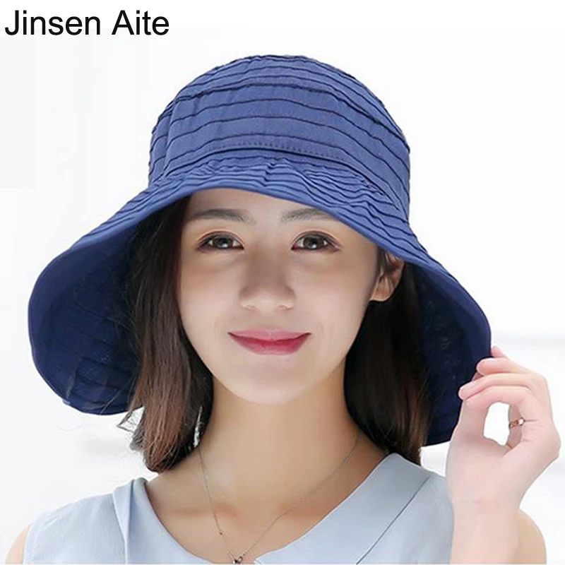 Jinsen Aite Summer UV Protection Folding Sun Hat Female Outdoor Parent