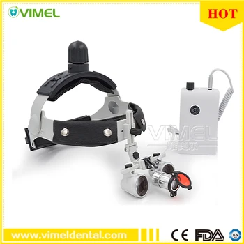 

Binocular Loupe with LED Head Light Lamp for Dental Surgical Medical